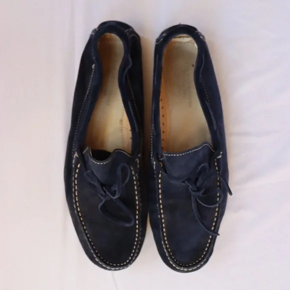 Mens Bloomingdale\'s brand new royal blue driving loafer size 10 NIB Royal Blue Loafers | Suede Comfort | Walken by Amali – Amali  main image 2